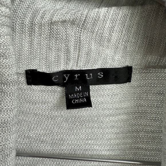Cyrus sz M gray open cardigan - Picture 4 of 8